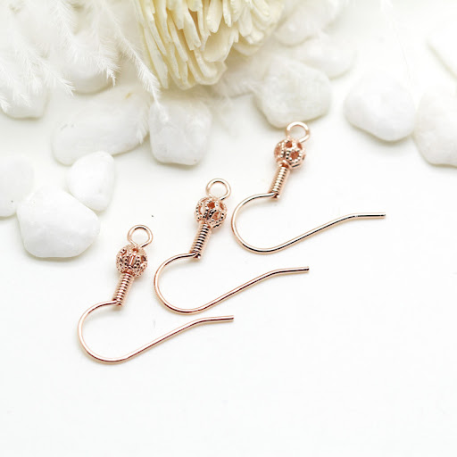 Title 3, DIY Earring Accessories Plated Thick 14k Real G...