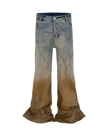 Heren Jeans Broek Gradient Wide Leg - 0