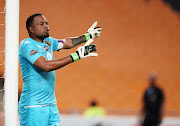 Kaizer Chiefs veteran goalkeeper Itumeleng Khune during Carling Knockout match against AmaZulu at the FNB Stadium.