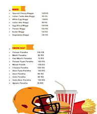 UK Paratha menu 1