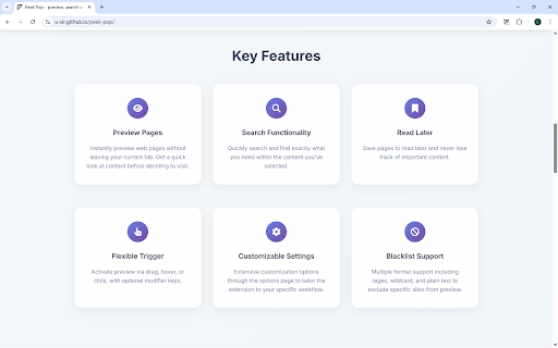 Peek Pop: Link Preview & Search & Read Later screenshot 5