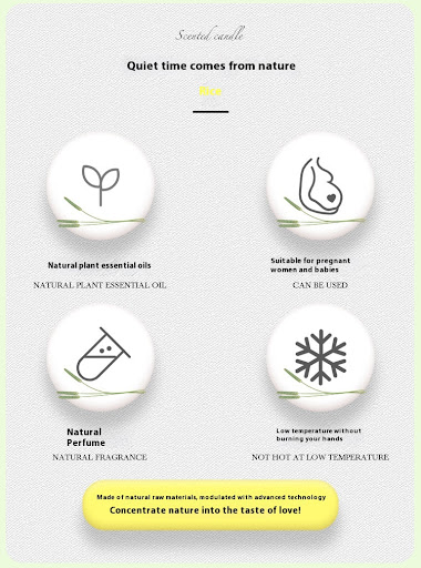 Title 1, Smokeless plant soy wax aromatherapy candle in ...