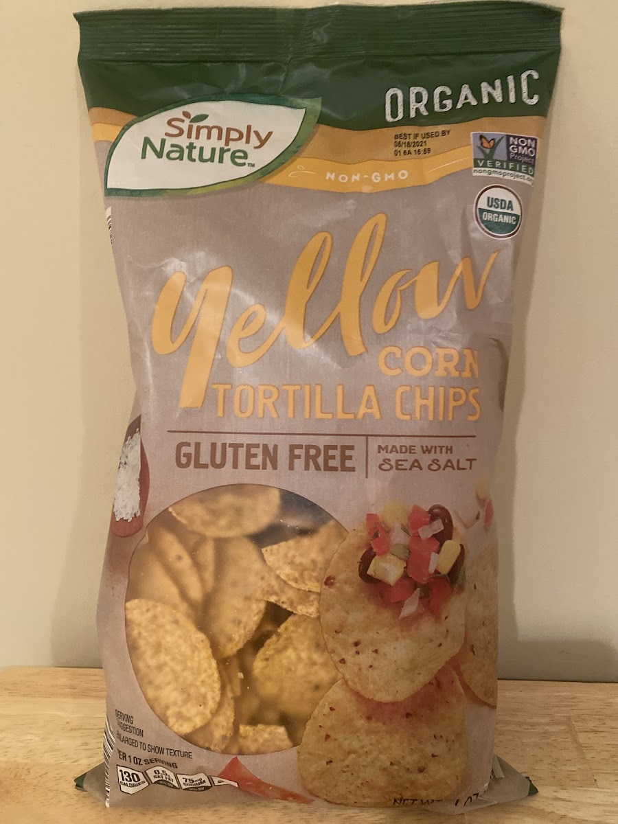 Organic Yellow Corn Tortilla Chips