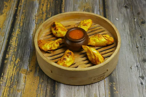 Chicken Afghani Tandoori Momos (6 pcs)