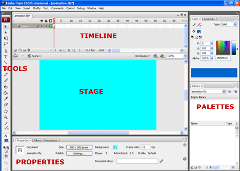 Kreative Kids 2010 Create A New Flash Cs3 Document