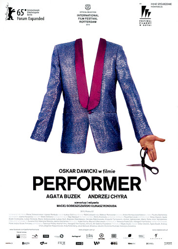 Przód ulotki filmu 'Performer'