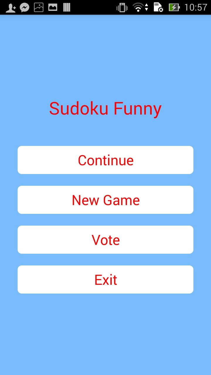 Sudoku fun Screen 1