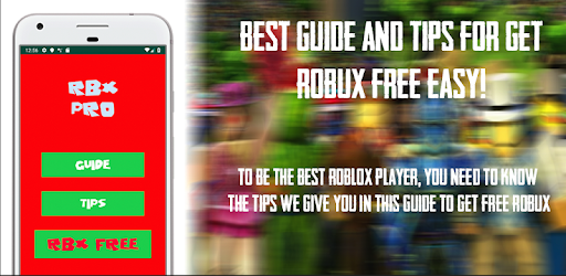 Rbx Pro Guía Y Consejos De Robux Gratis Apk App Descarga - gu#U00eda para conseguir robux gratis rbx apk app descarga