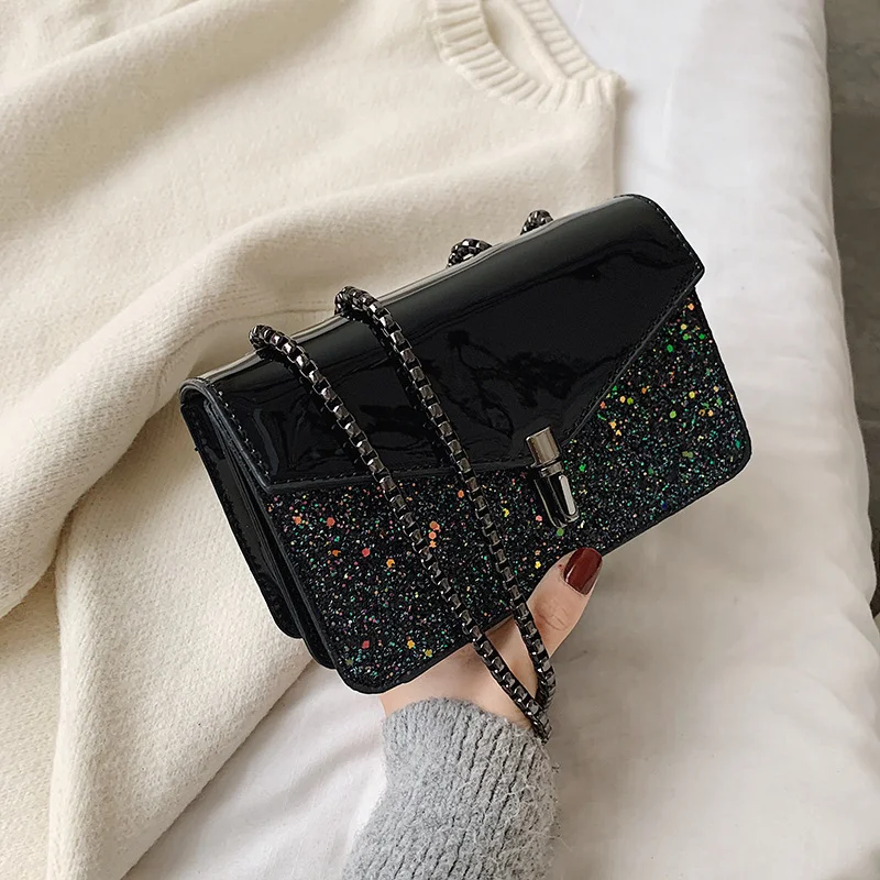 Tek omuzlu Messenger moda küçük kare çanta, günlük kullanım için ideal, şık ve pratik. Telefon, cüzdan ve daha fazlası için mükemmel!