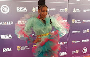 Sho Madjozi hits the red carpet on the first night of the Samas.