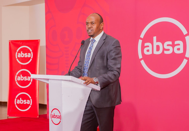 Absa Life managing director Waiguru Githanji speaking at a past event