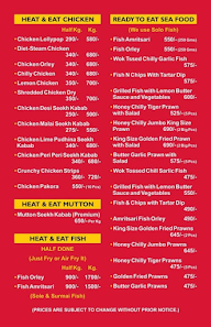 Chick - Licious menu 1