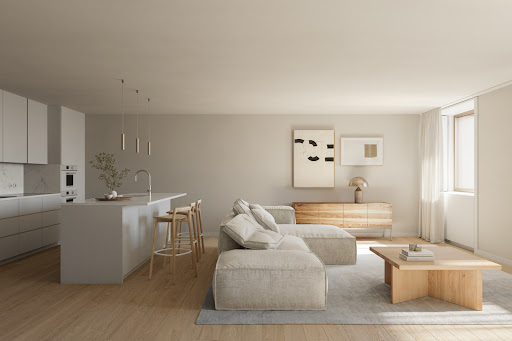 Contemporary apartment with terrace and pool 1
