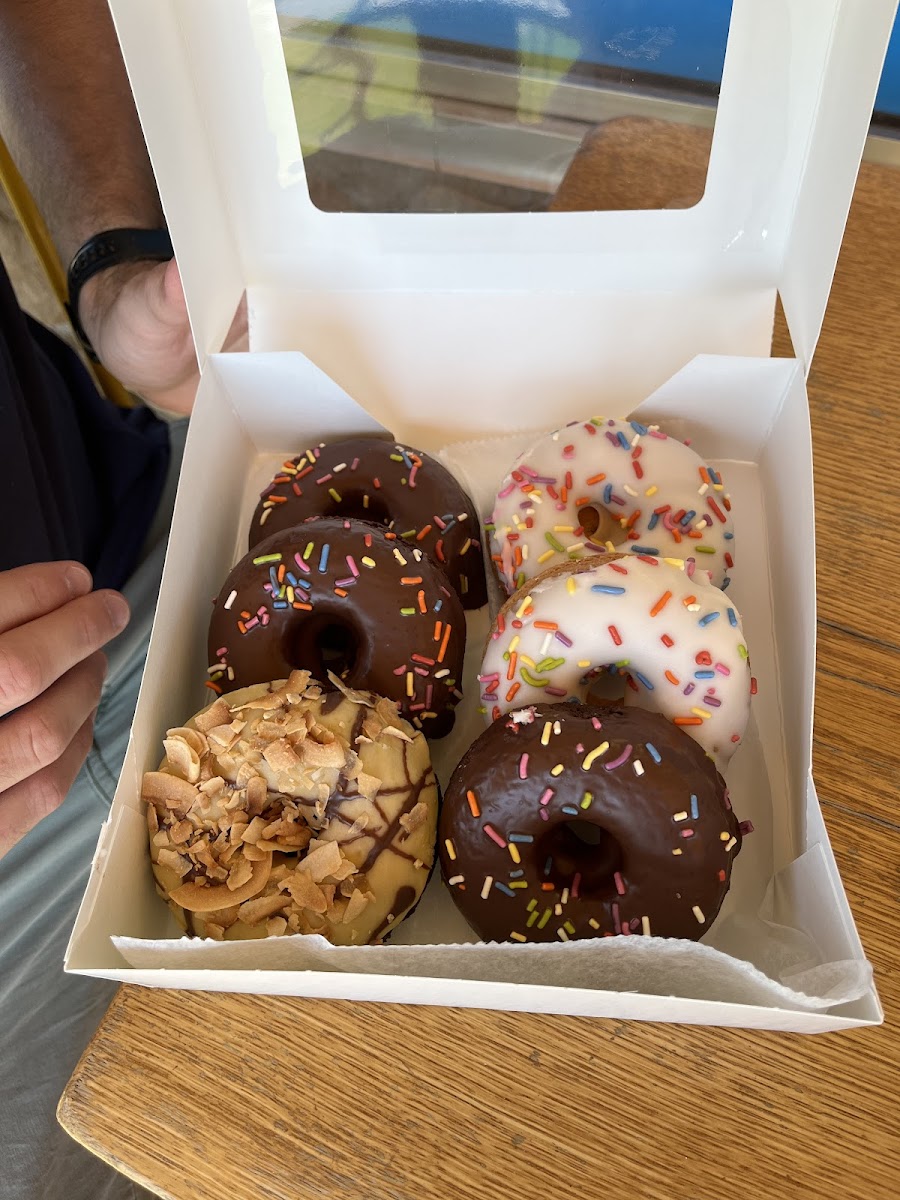 A variety of awesome gf donuts