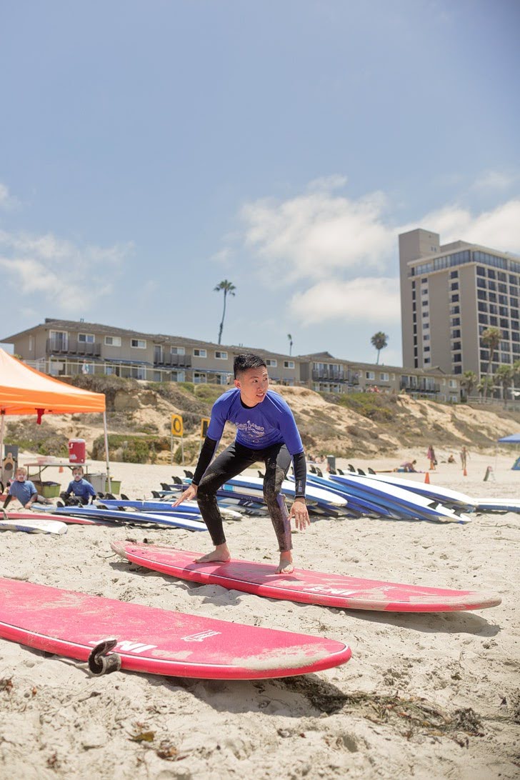 How to Learn to Surf with San Diego Surf School.