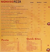 Hashtag Pizza menu 2