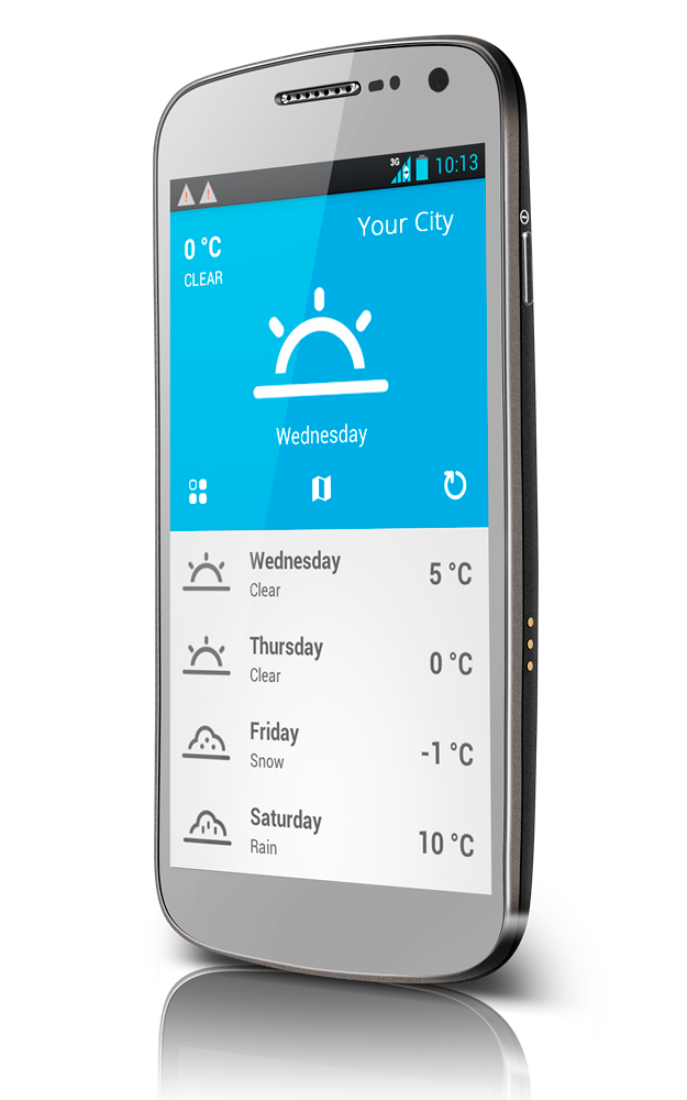 Milan Italy Weather App Screen 2