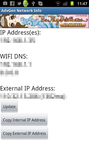 AdvGen Network Info 1.14 screenshots 2