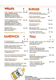 The Table Talk Cafe menu 2