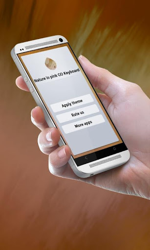 ピンクの自然 GO Keyboard