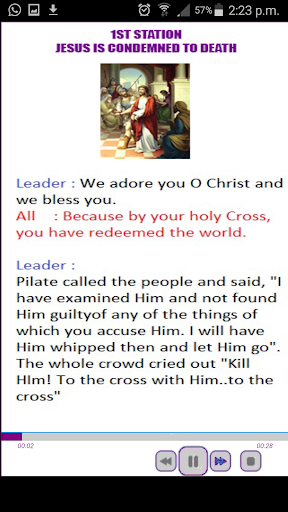 Way of the cross Audio Offine