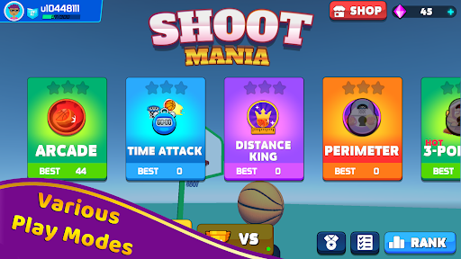 Screenshot Shoot Challenge Basketball