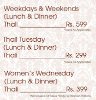 Khandani Rajdhani menu 5