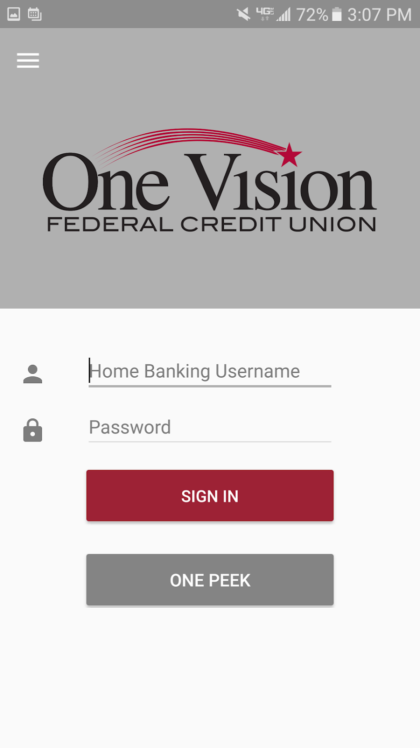 One Vision FCU Screen 1
