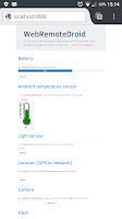 Web Remote Droid Screenshot