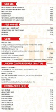 Junction Gurgaon menu 1