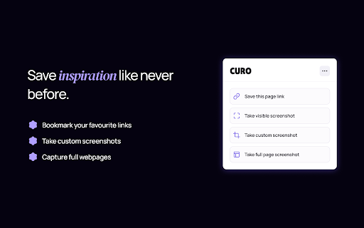 Curo Capture screenshot 1