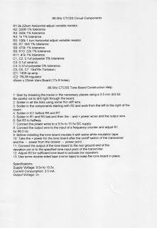 Build An 88 5 Hz Ctcss Tone Board 88 5 Hz Ctcss Tone Board Circuit