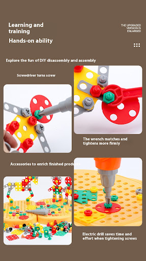 Title 5, Assembled Toolbox Baby Puzzle Electric Develops...