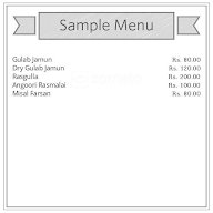 Happy Eating Sweets menu 1