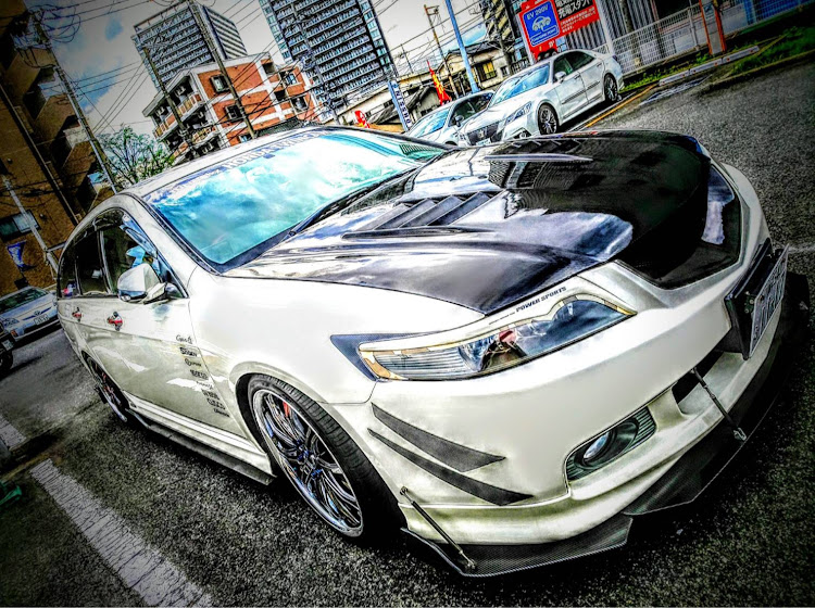 アコードワゴンのいいね👍コメント、いつもありがとうございます😊・ミッチーさん撮り・イニDに関するカスタム事例の投稿画像1枚目