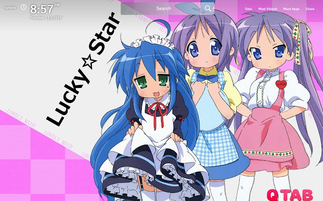 Lucky Star Wallpapers Theme New Tab