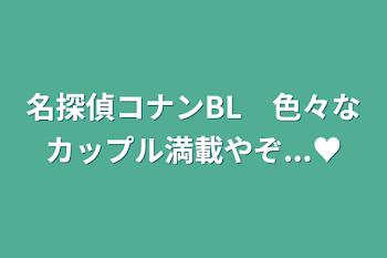 名探偵コナンBL　色々なカップル満載やぞ...♥️