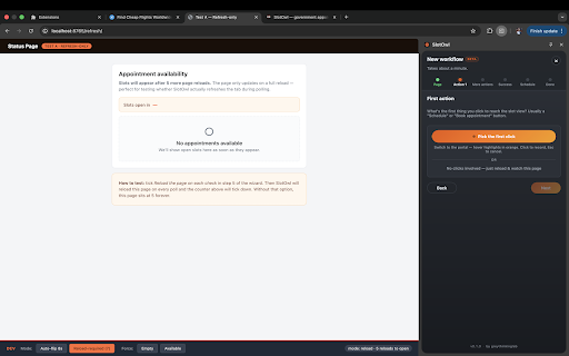 SlotOwl — Appointment Monitor screenshot 4