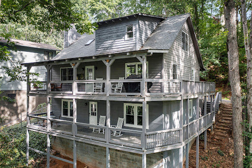 Buy this luxury house in Waynesville (United States) - Multi-story house with balconies and outdoor stairs