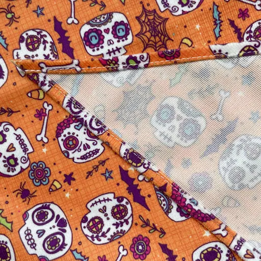 2 Pack Halloween Dog Bandanas Pumpkin Ghost Dog Triangle Scarf Bibs Pet Triangle Kerchiefs For Medium To Large Dogs Pets