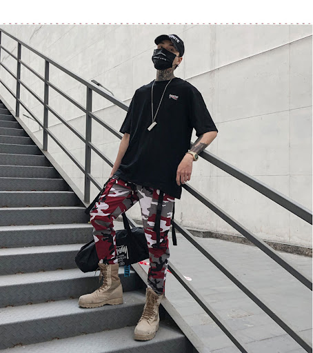 Title 14, Mens Fashion And Comfort Tooling Camouflage Pants