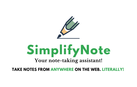 SimplifyNote - Your note taking assistant Preview image 0