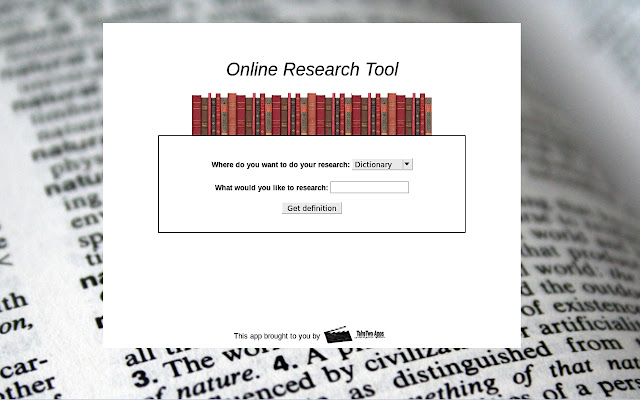 Online Research Tool chrome extension