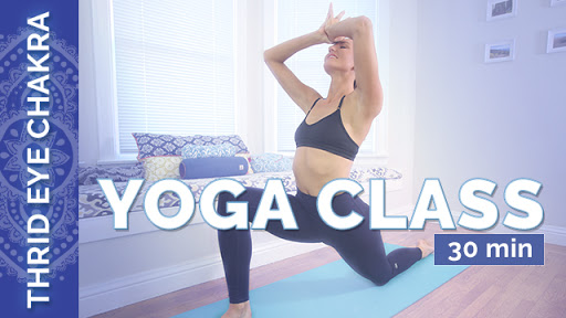 Brett Larkin Third Eye Chakra Yoga Class