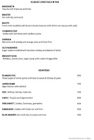 Sherlock's - Lounge & Kitchen Hyderabad menu 1