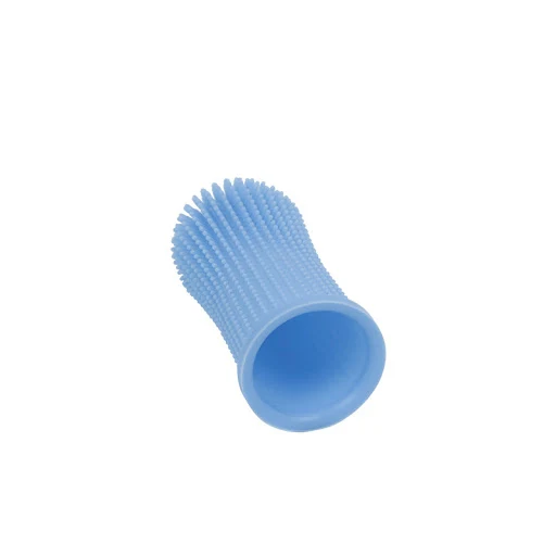 Dog Super Soft Pet Finger Toothbrush Teeth Cleaning Bad Breath Care Nontoxic Silicone Tooth Brush Tool Toothbrush Anti-C