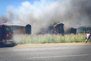 A Shosholoza Meyl train collided with a truck and a car in the Free State on Thursday.