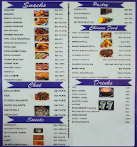 Singla Confectionery menu 1