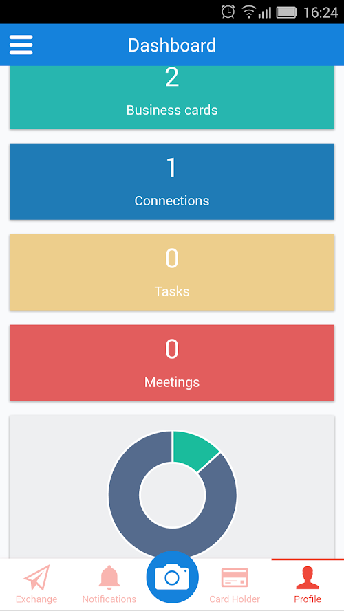 Android application Bizgrapp - Business Card Read screenshort