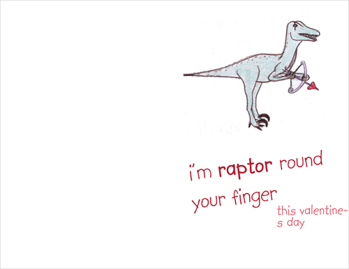 Raptor Round Your Finger Valentine